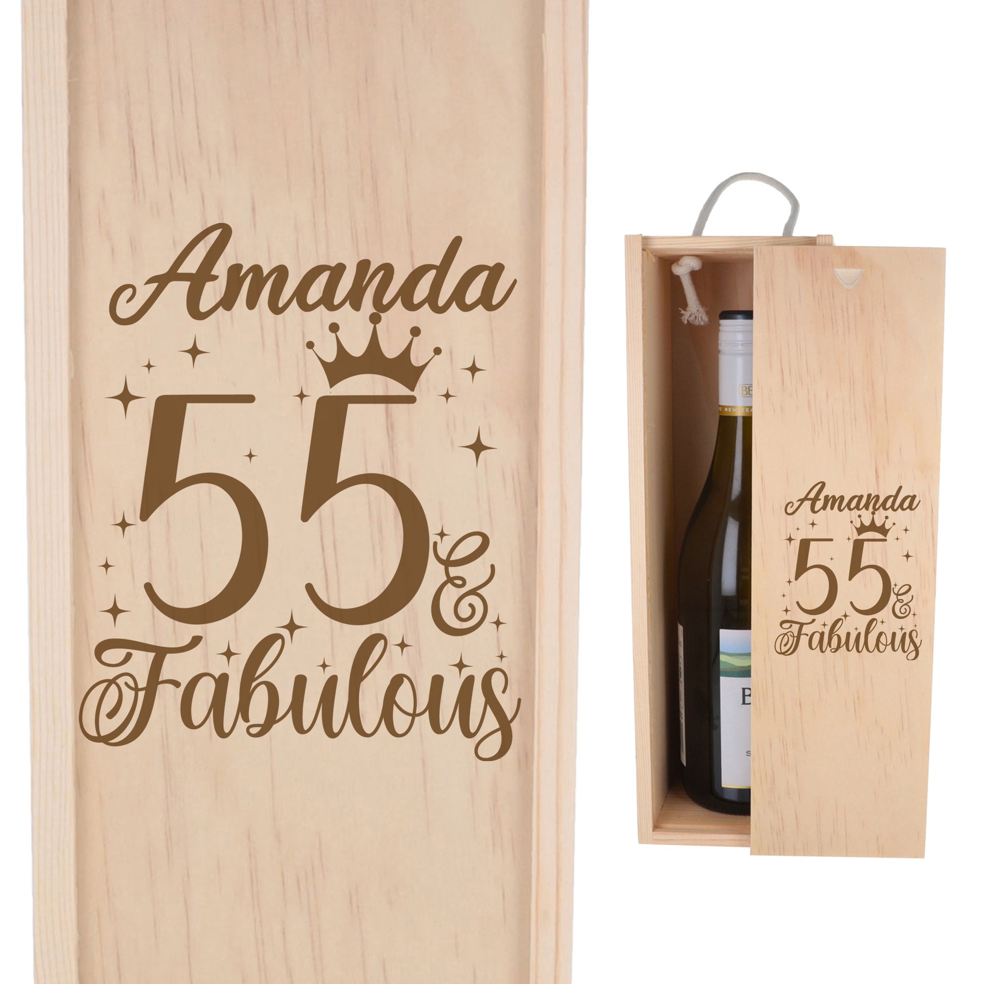 Wooden Bottle Box