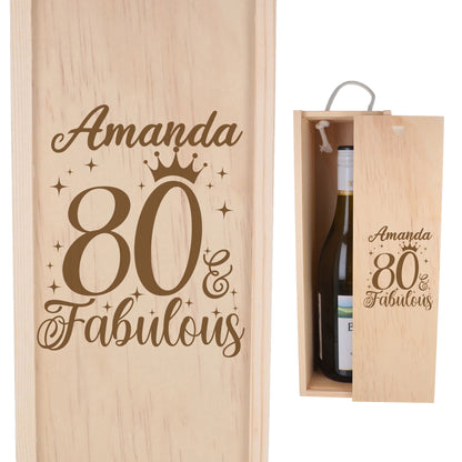 Wooden Bottle Box