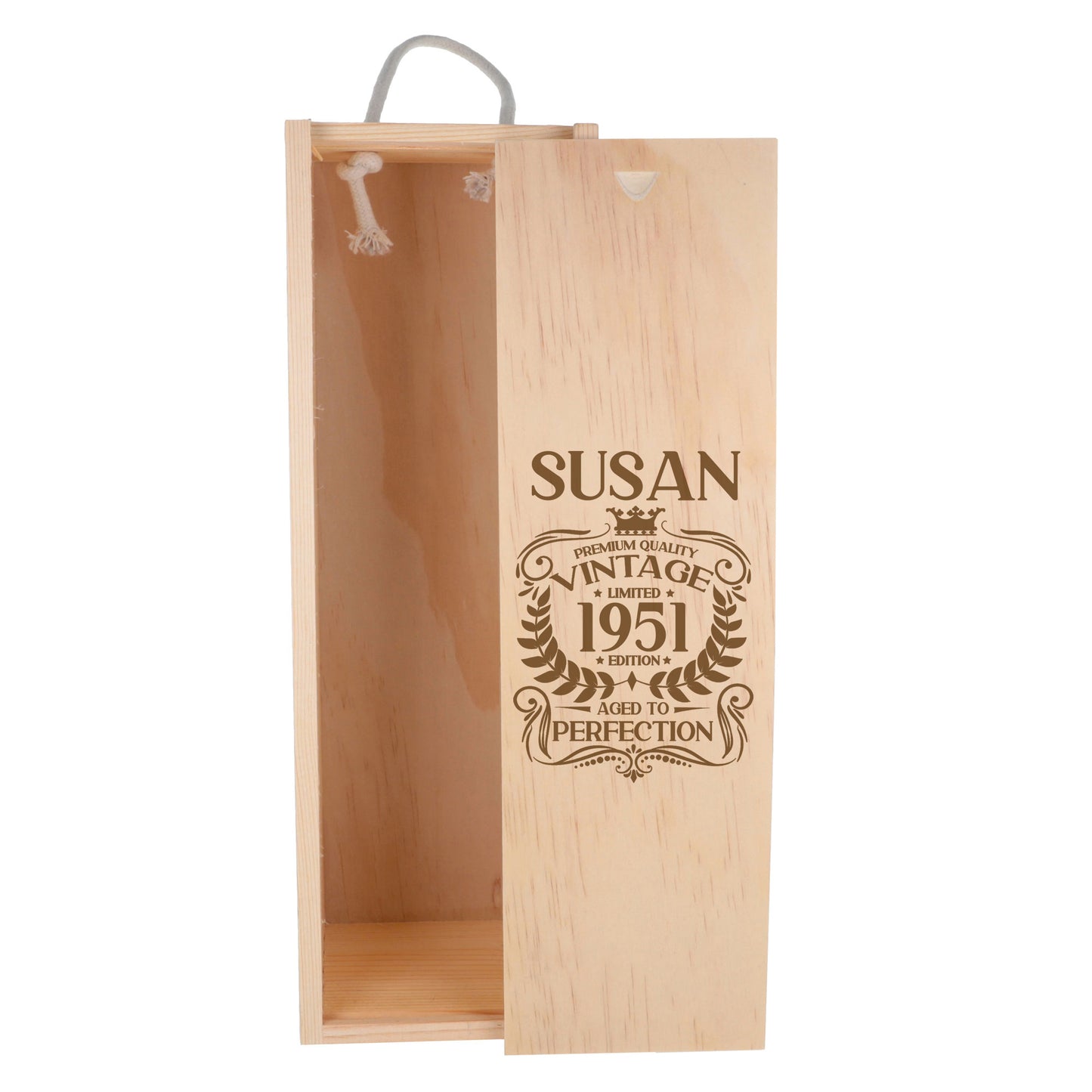 Wooden Bottle Box