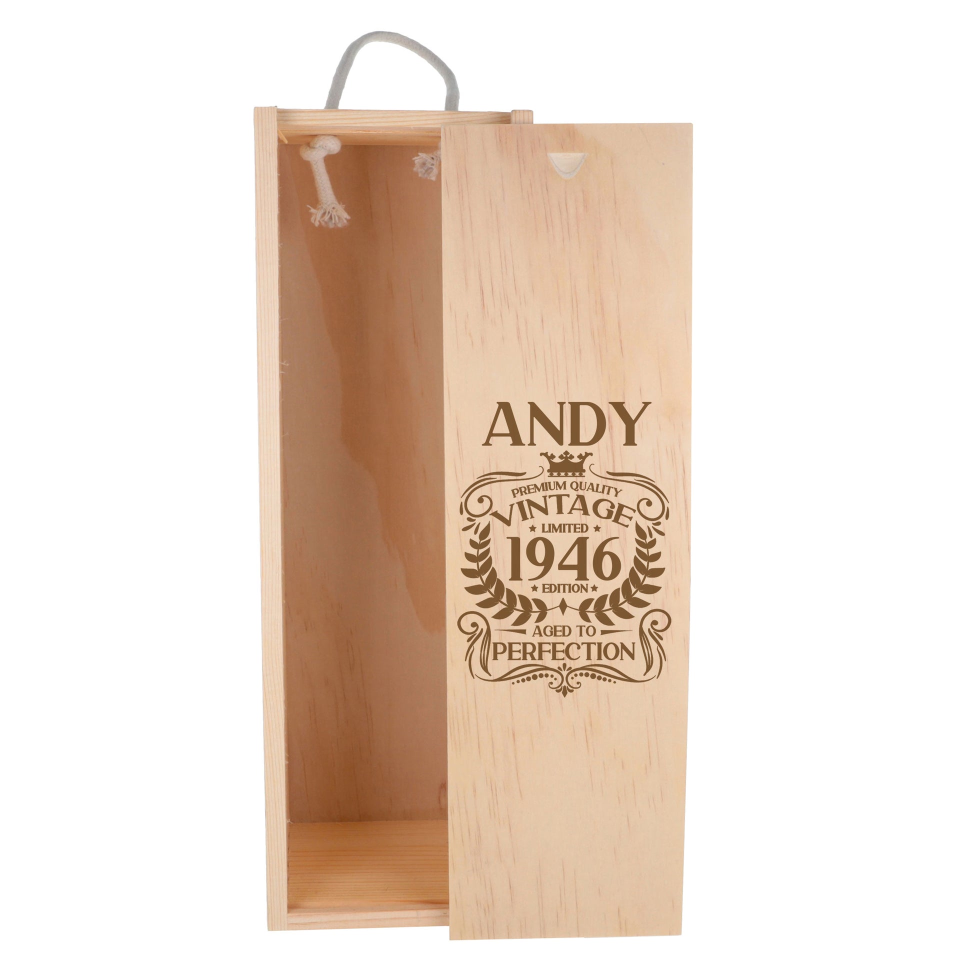 Wooden Bottle Box