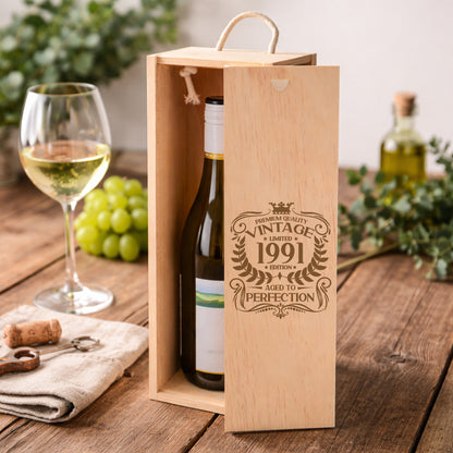 Wooden Bottle Box