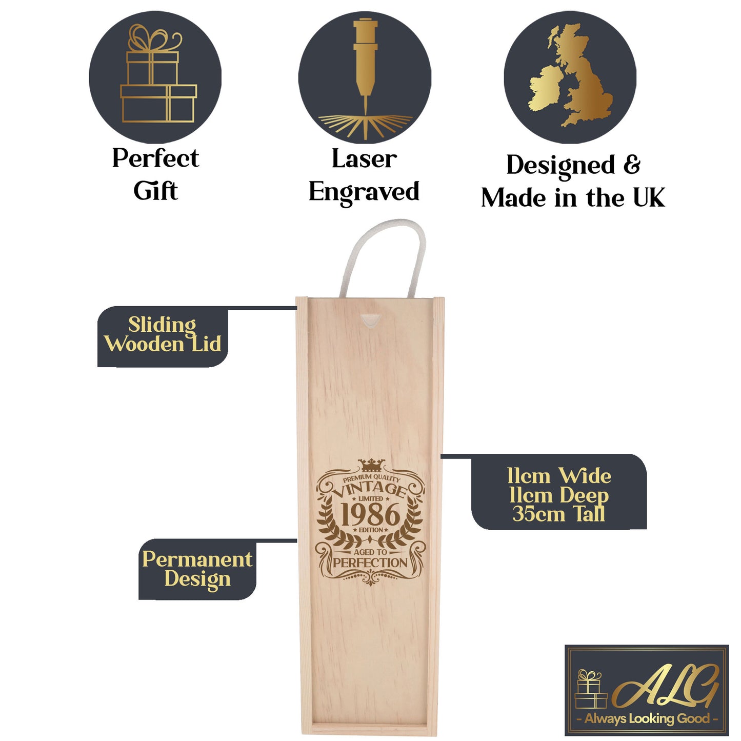 Wooden Bottle Box