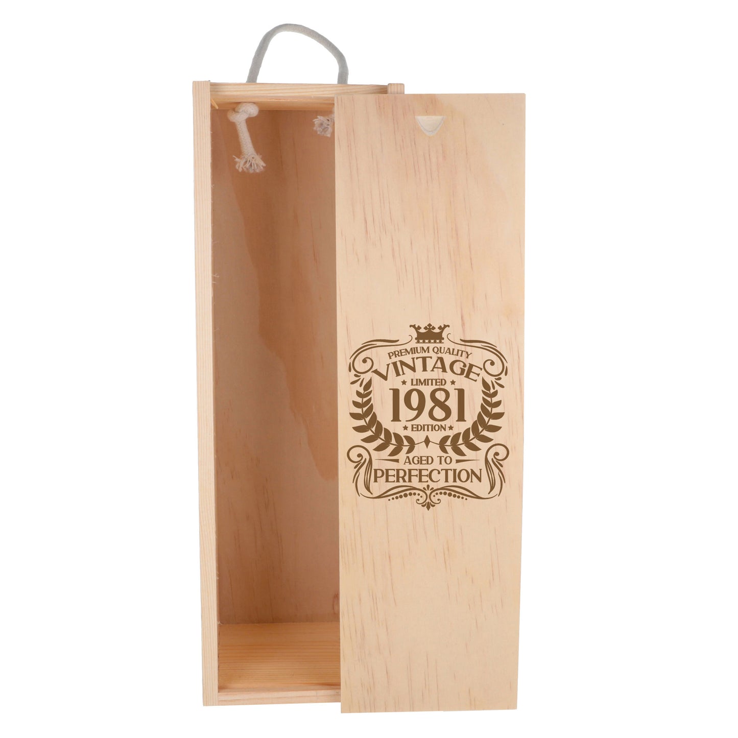 Wooden Bottle Box