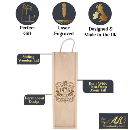 Wooden Bottle Box
