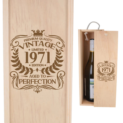 Wooden Bottle Box