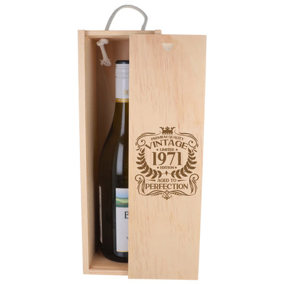 Wooden Bottle Box