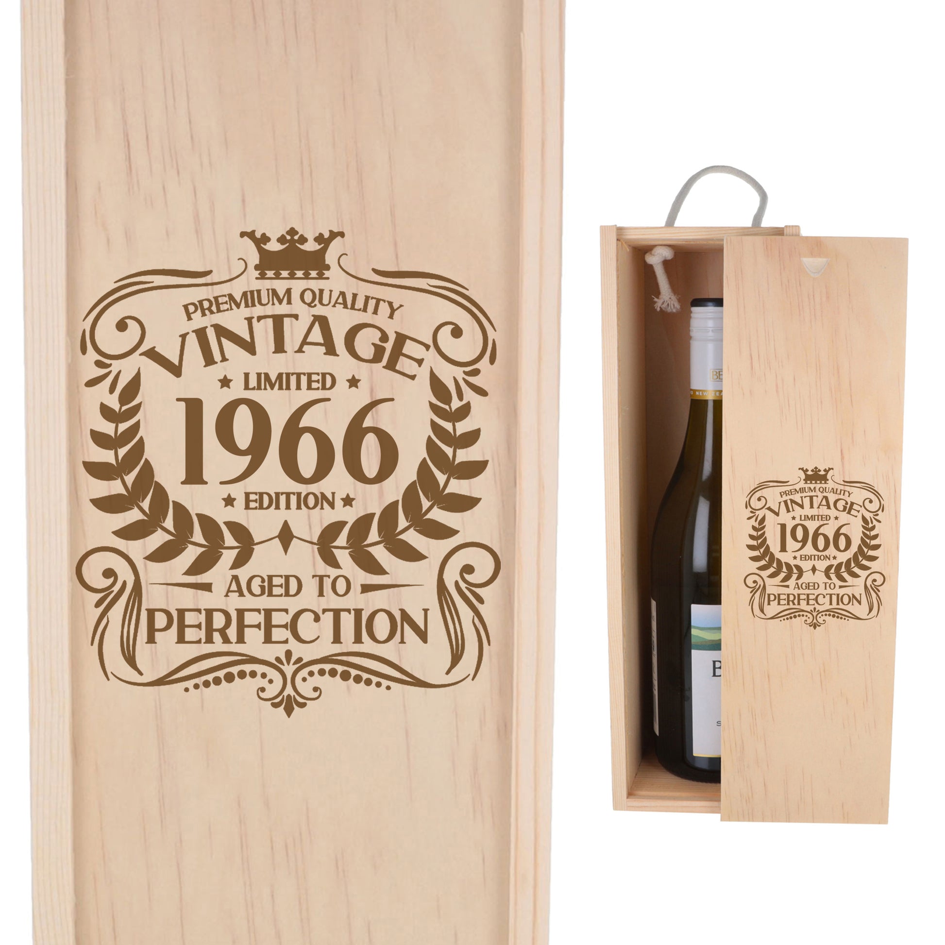 Wooden Bottle Box