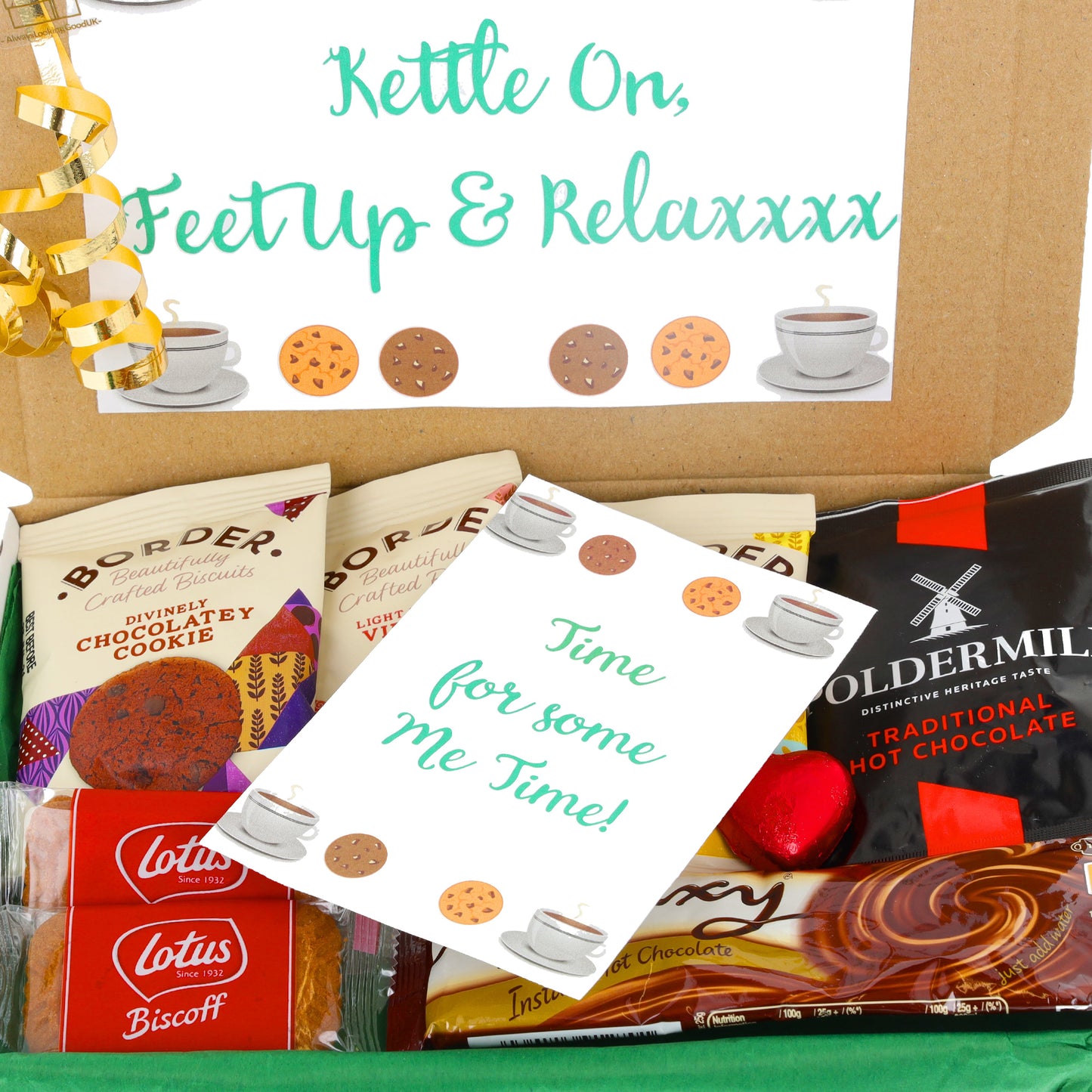 Afternoon Tea and Biscuit Hamper Letterbox Gift Box For Biscuit Lovers!