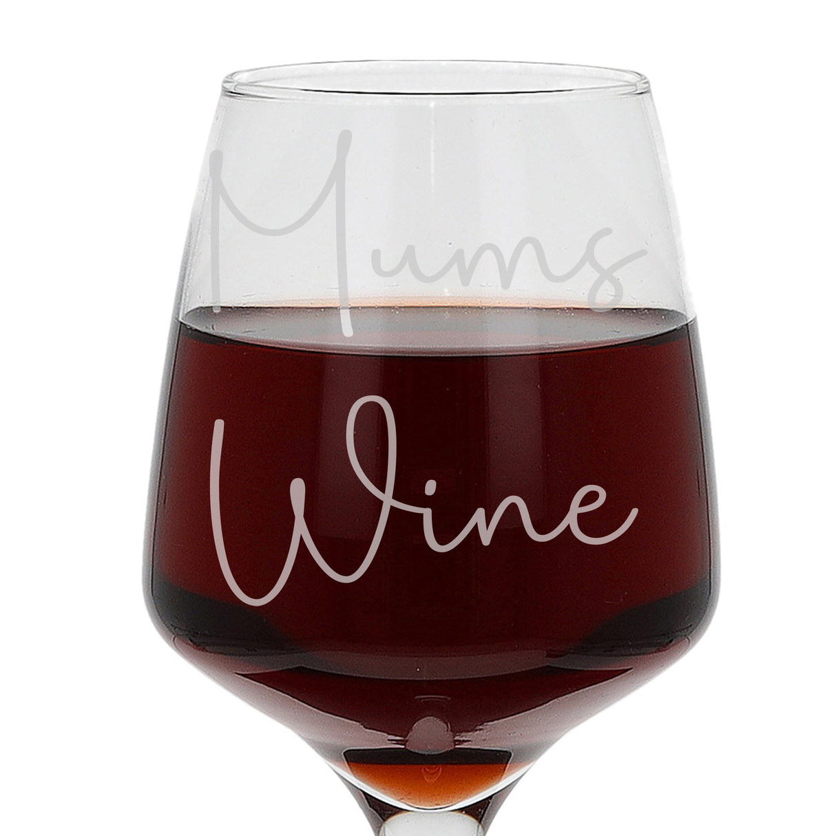 Mum's Wine Engraved Wine Glass Gift for Mum