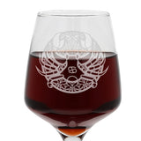 Cancer Star Sign Zodiac Engraved Large Wine Glass Birthday Gift