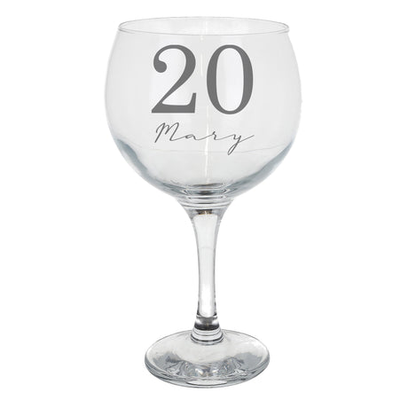 Stemmed Gin Glass