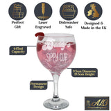 Daddy's Sippy Cup Engraved Gin Glass Gift For Dad Birthday