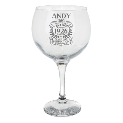 Stemmed Gin Glass