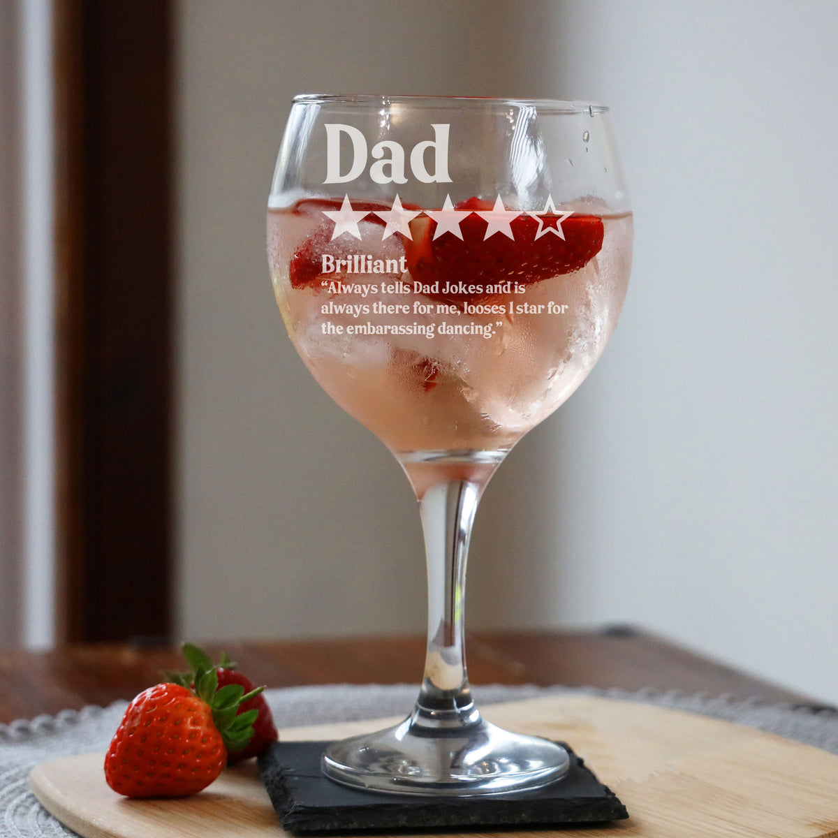 Review Personalised Stemmed Gin Glass Birthday Gift
