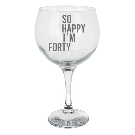Stemmed Gin Glass