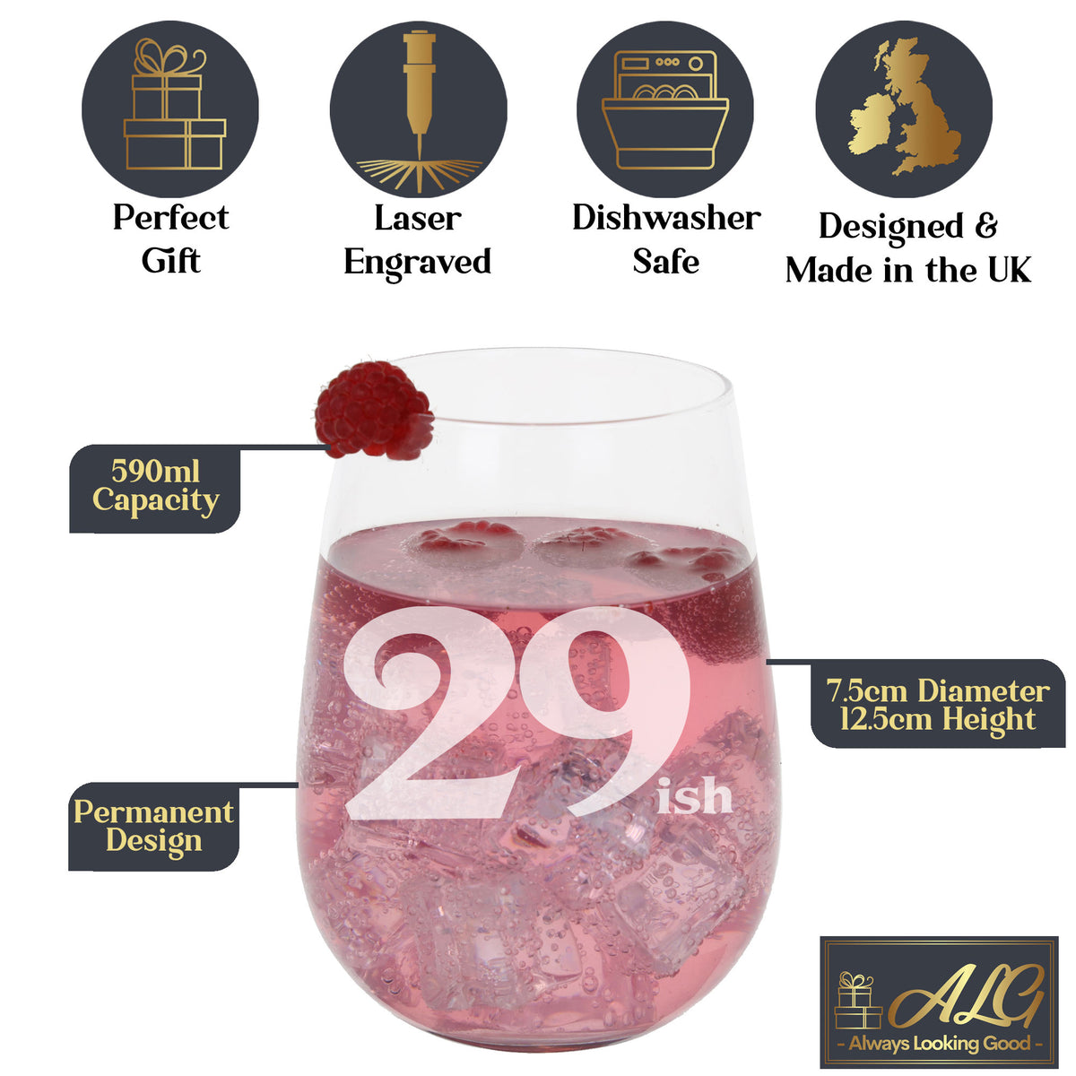Stemless Gin Glass