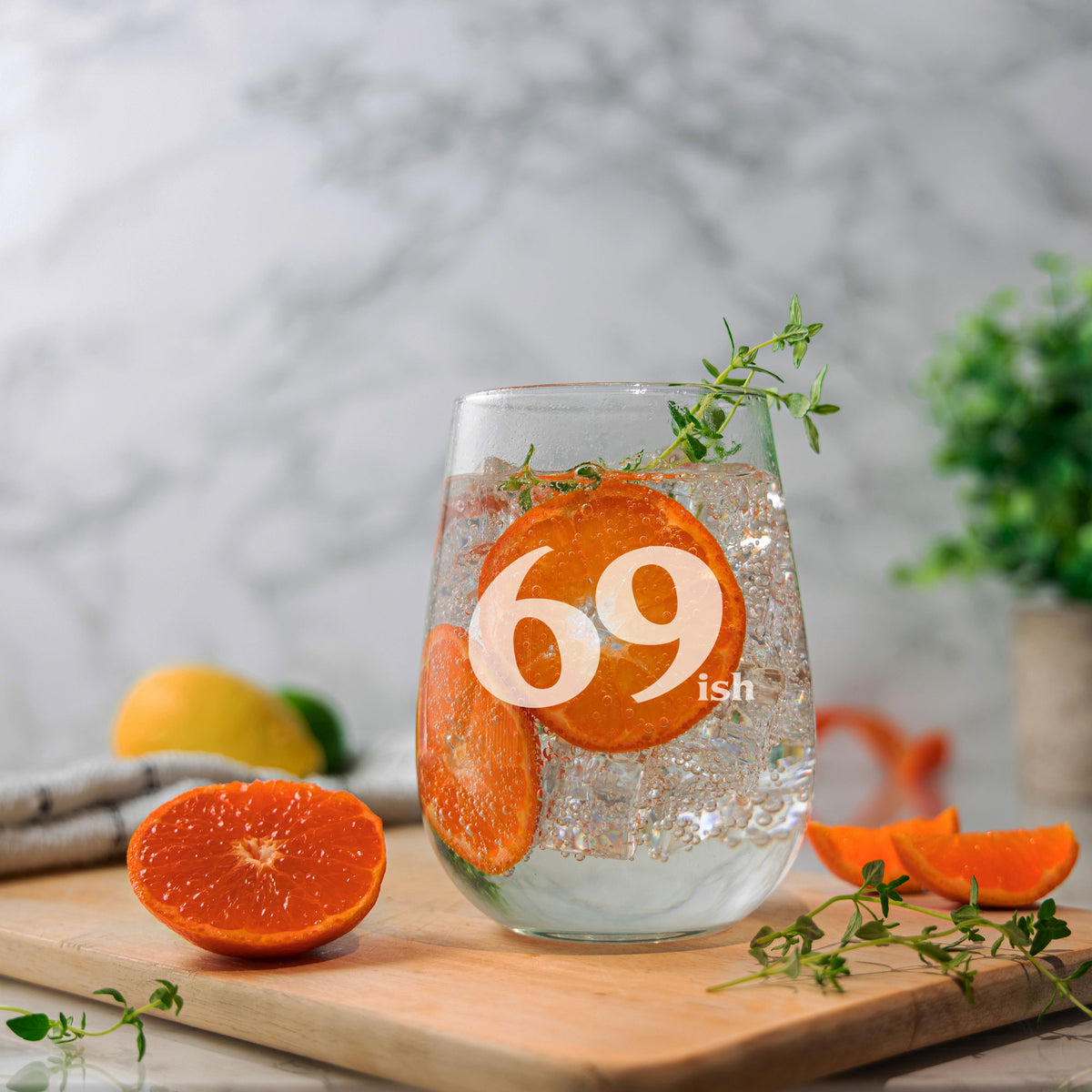 Stemless Gin Glass