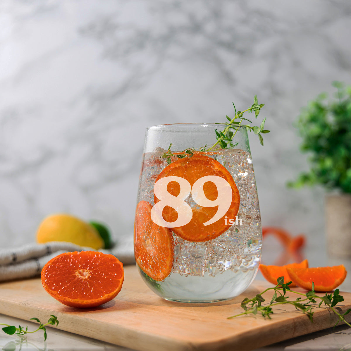 Stemless Gin Glass
