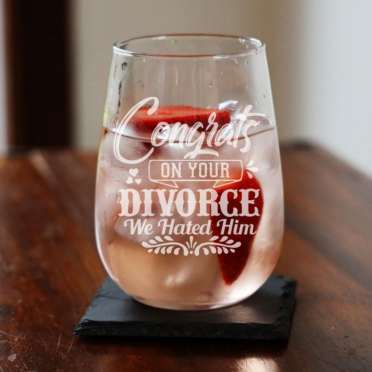 Stemless Gin Glass