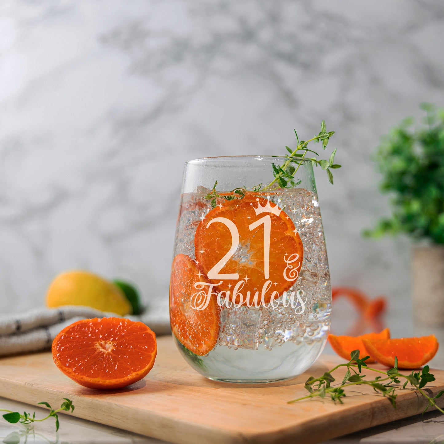 Stemless Gin Glass