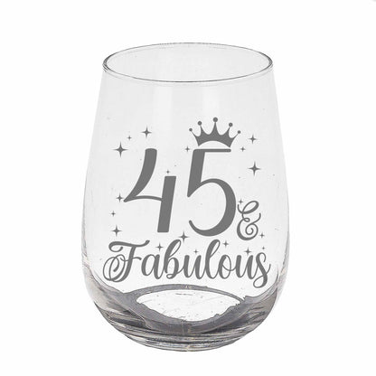 Stemless Gin Glass