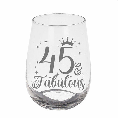 Stemless Gin Glass