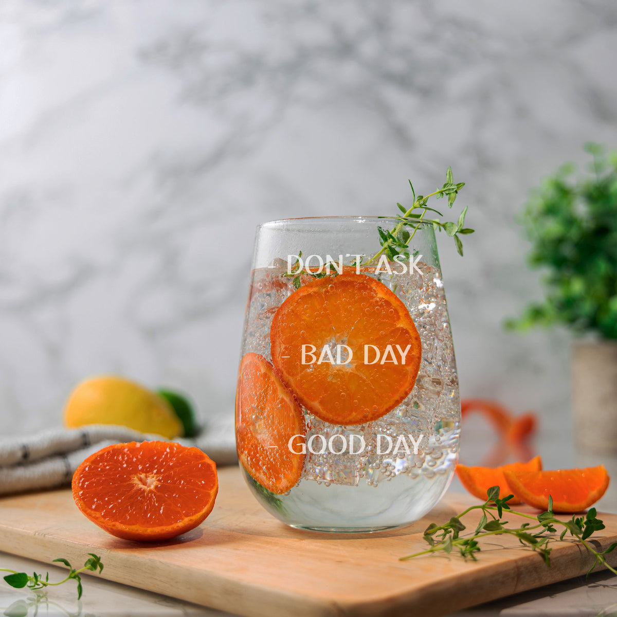 Stemless Gin Glass
