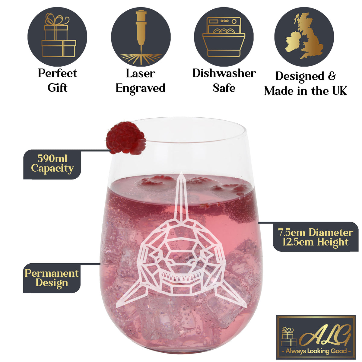 Stemless Gin Glass