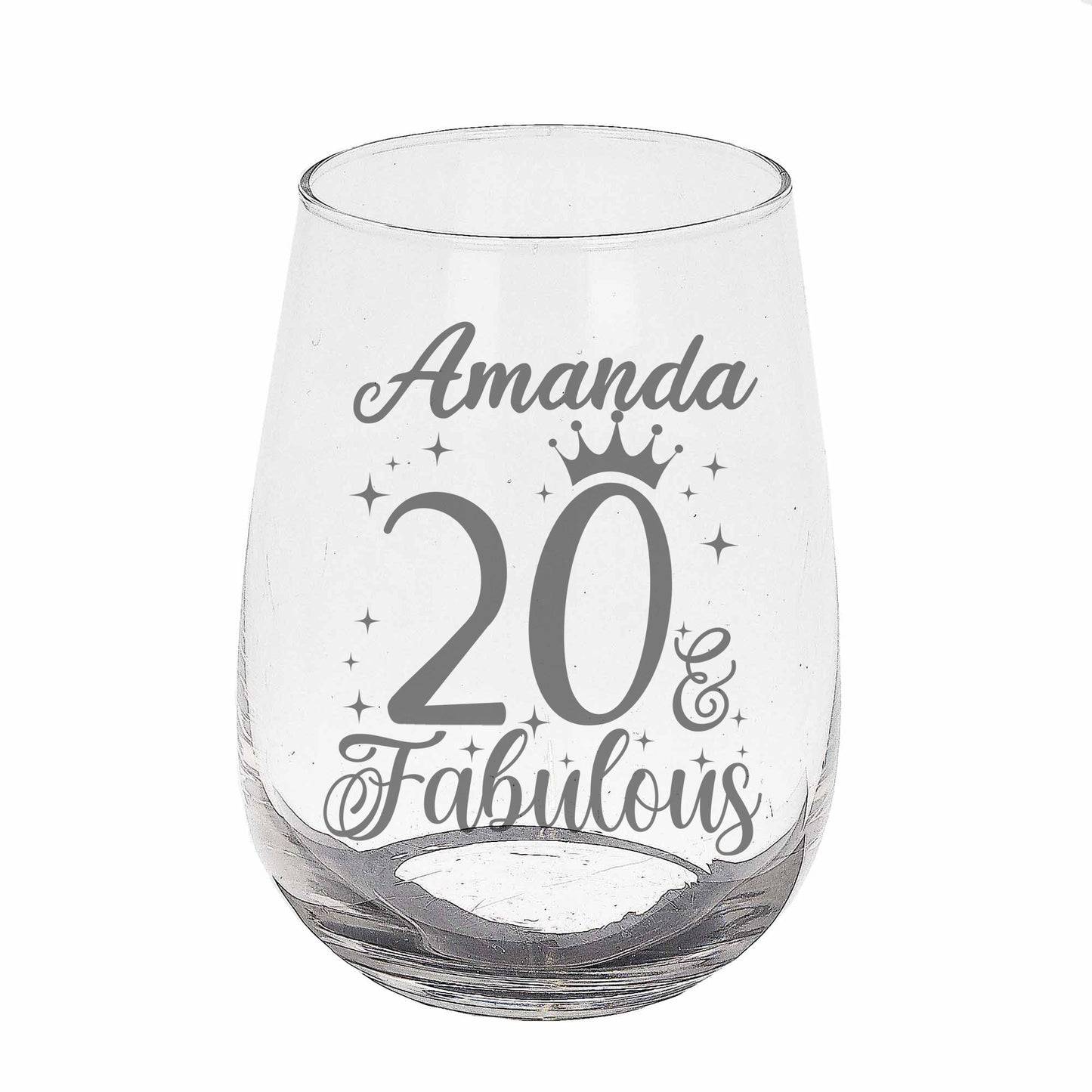 Stemless Gin Glass