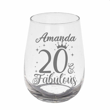 Stemless Gin Glass