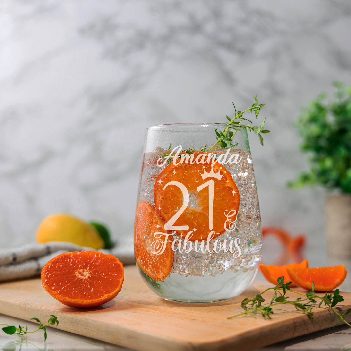Stemless Gin Glass