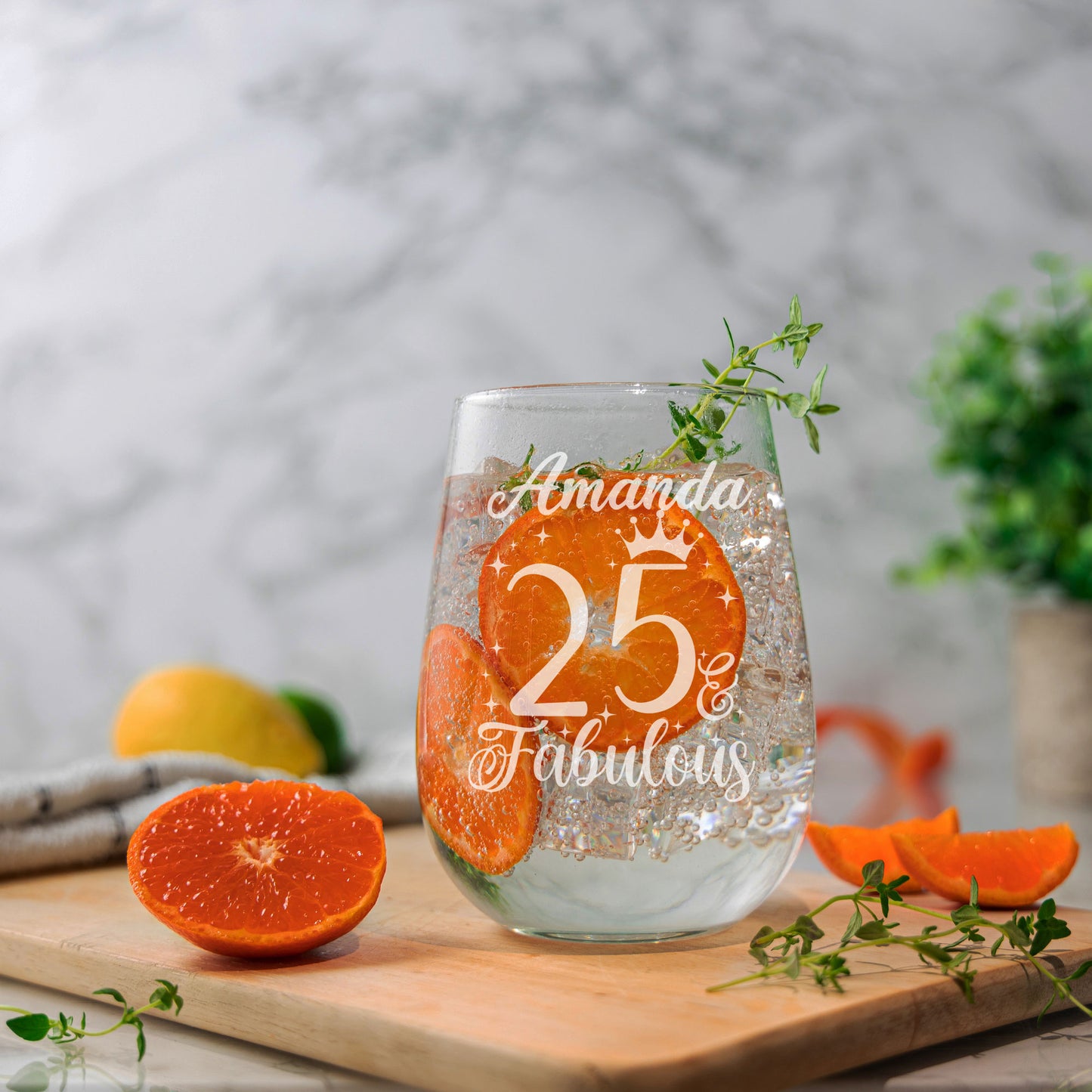 Stemless Gin Glass