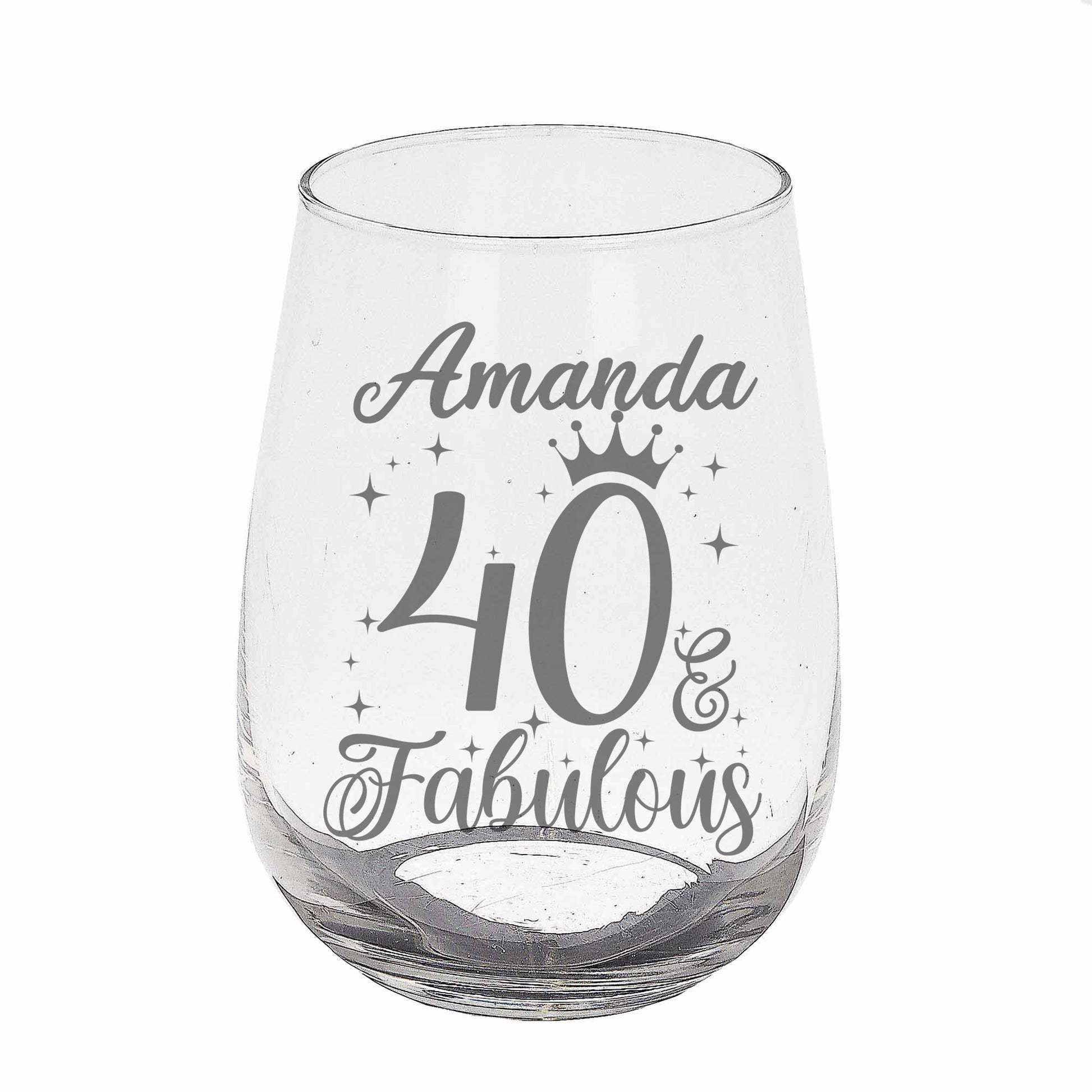 Stemless Gin Glass