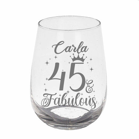 Stemless Gin Glass