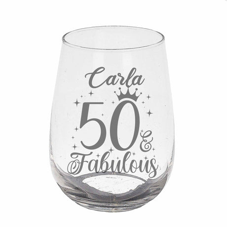 Stemless Gin Glass