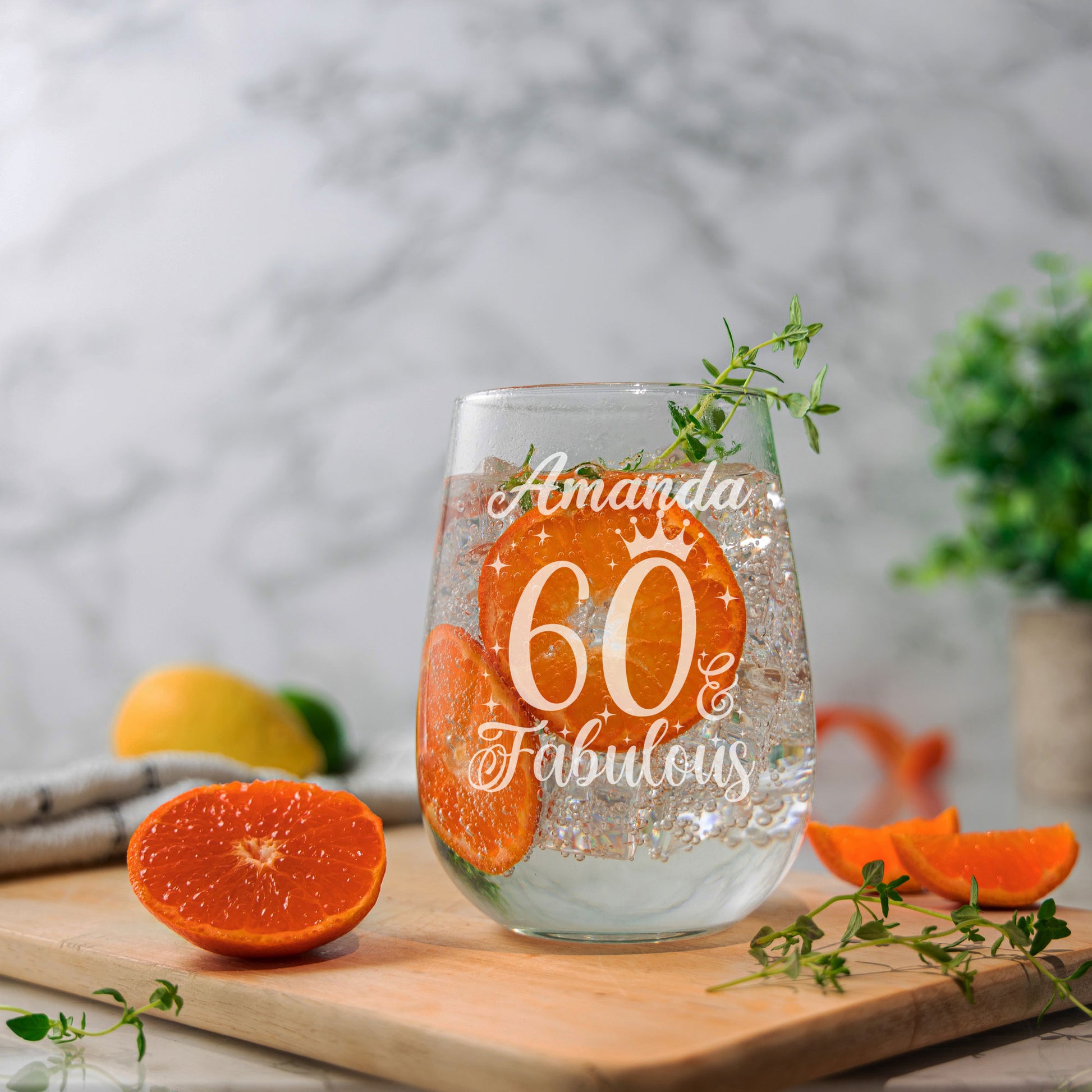 Stemless Gin Glass