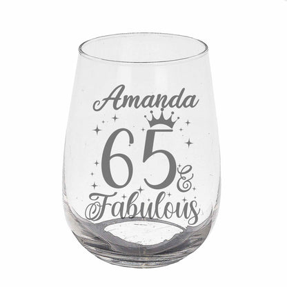 Stemless Gin Glass