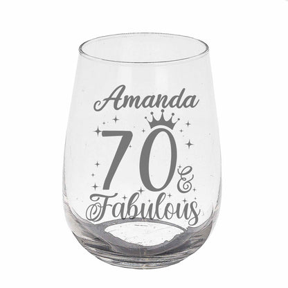 Stemless Gin Glass