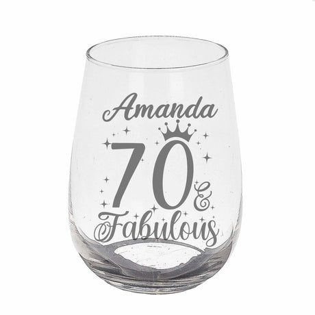 Stemless Gin Glass