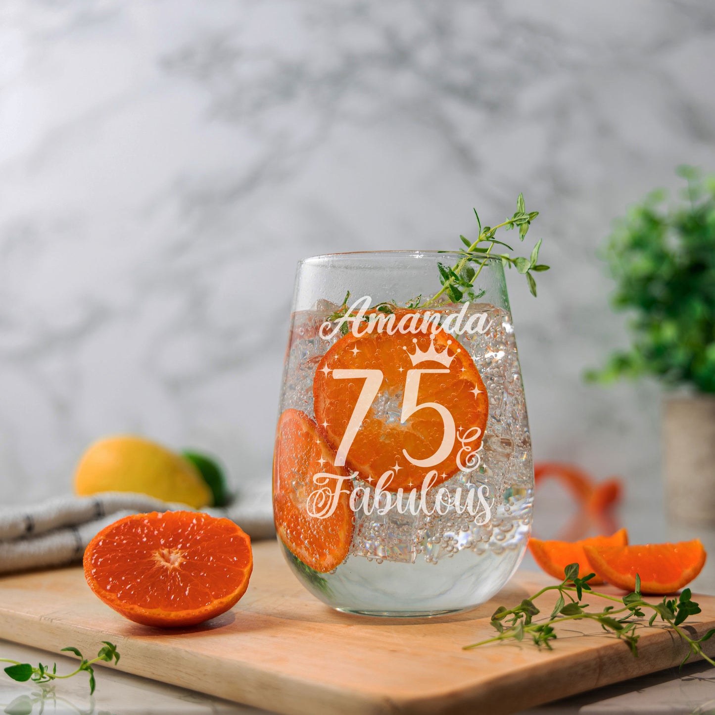 Stemless Gin Glass