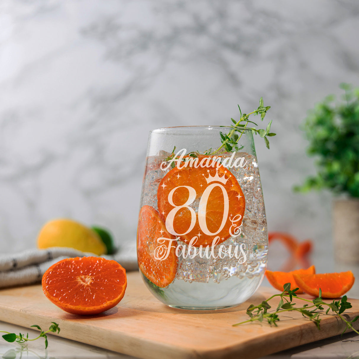 Stemless Gin Glass
