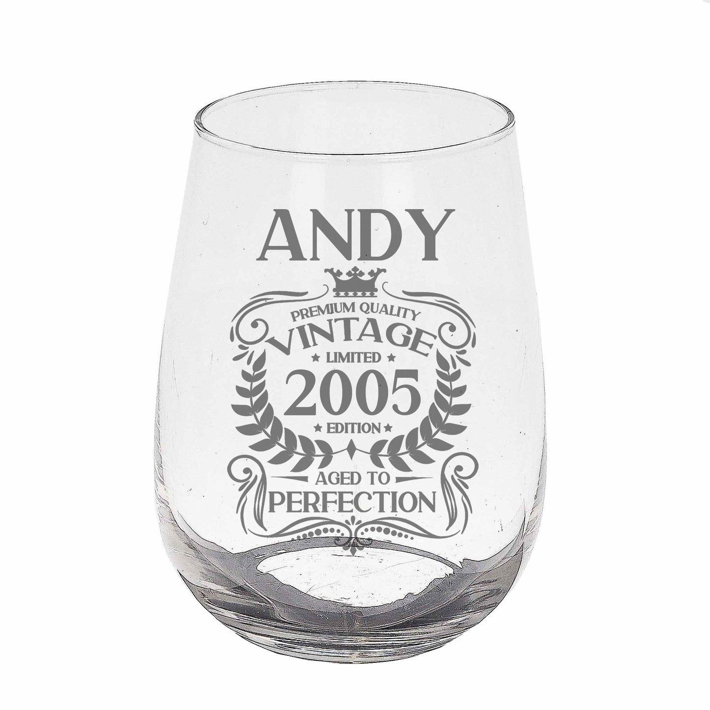 Stemless Gin Glass