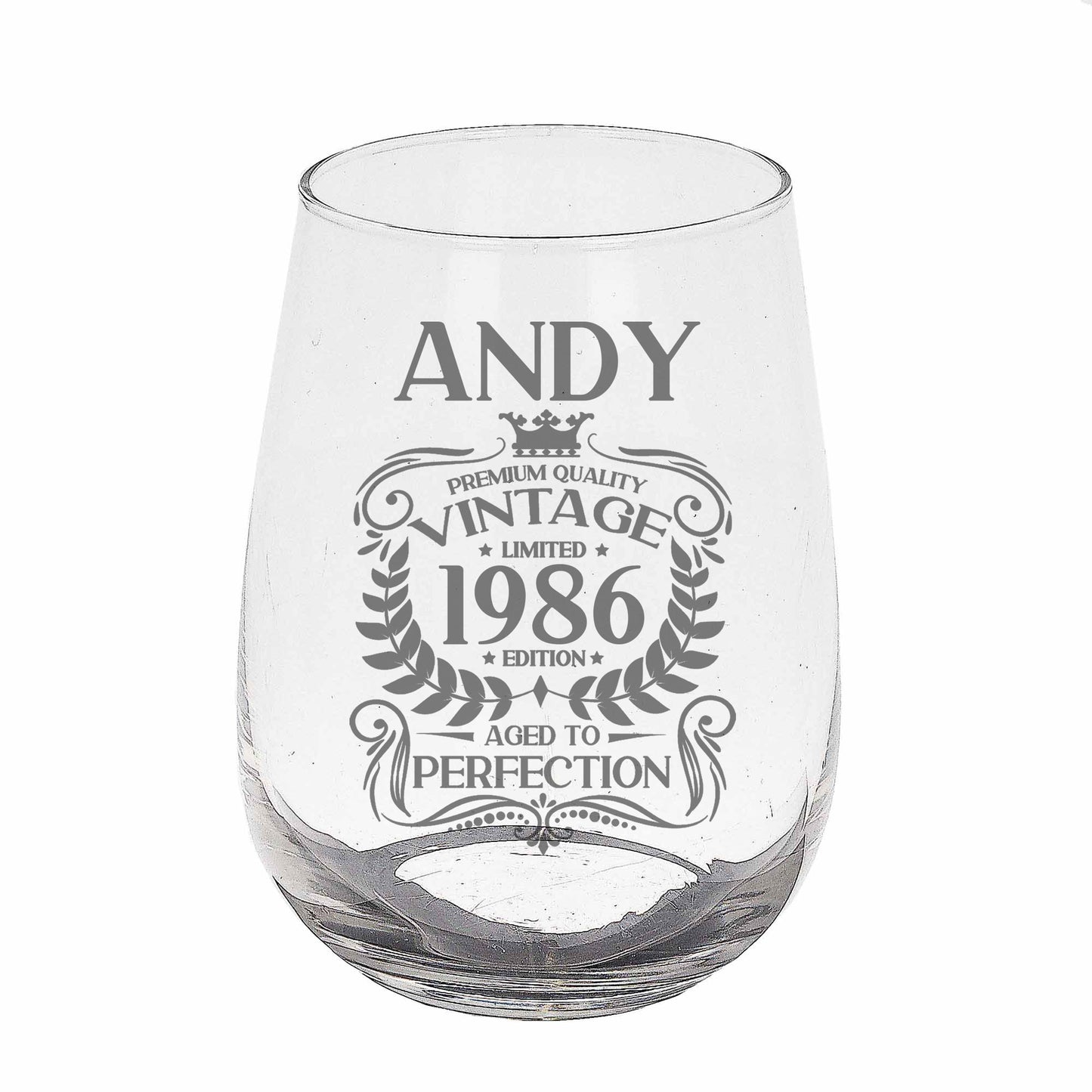 Stemless Gin Glass