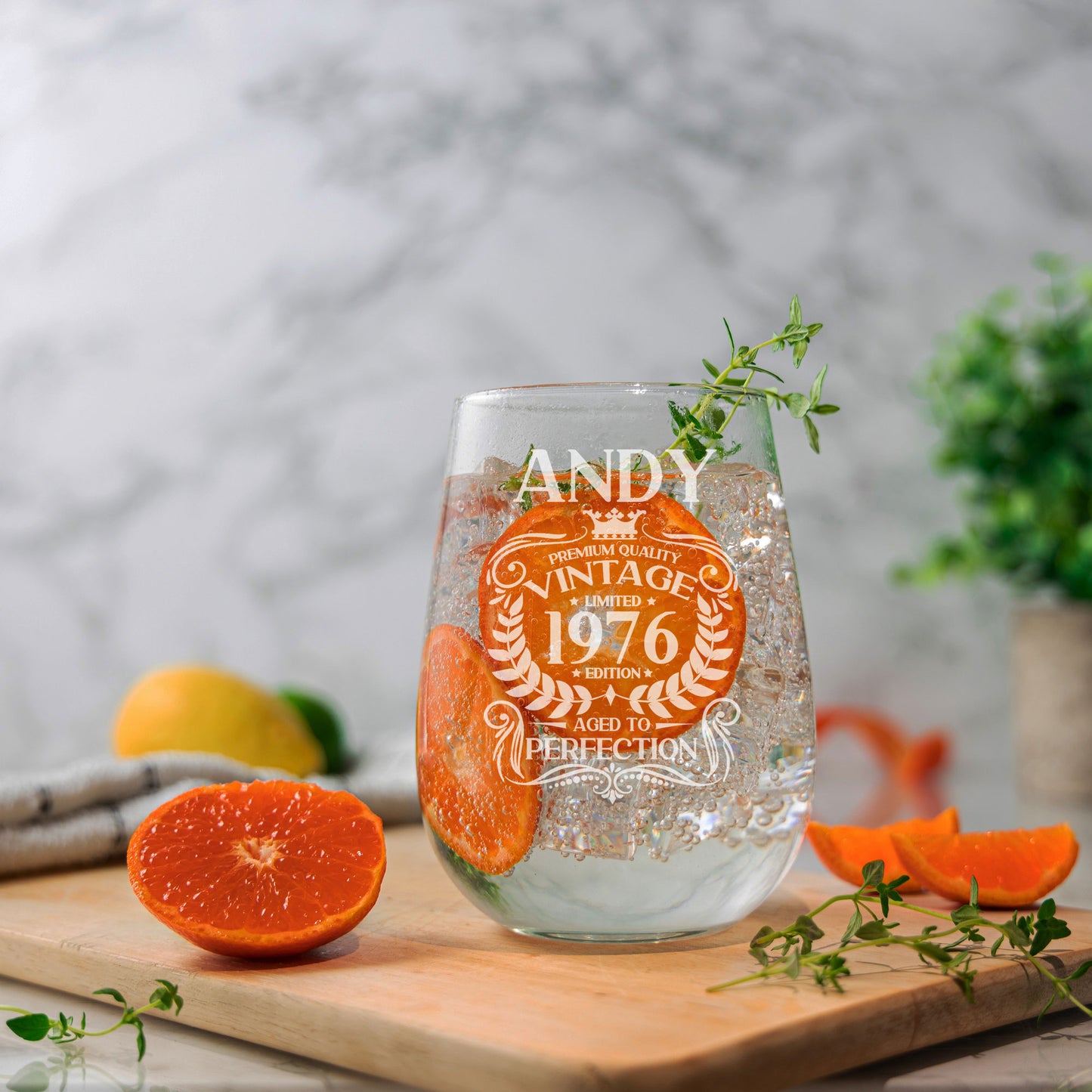 Stemless Gin Glass