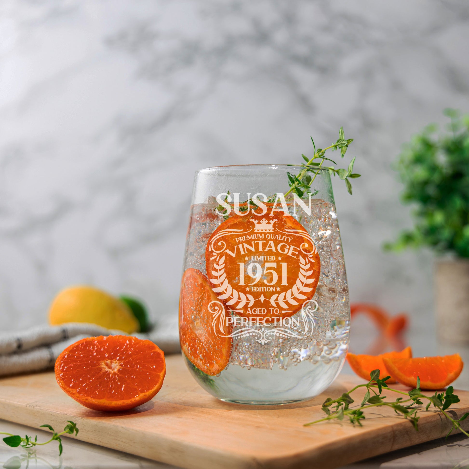 Stemless Gin Glass
