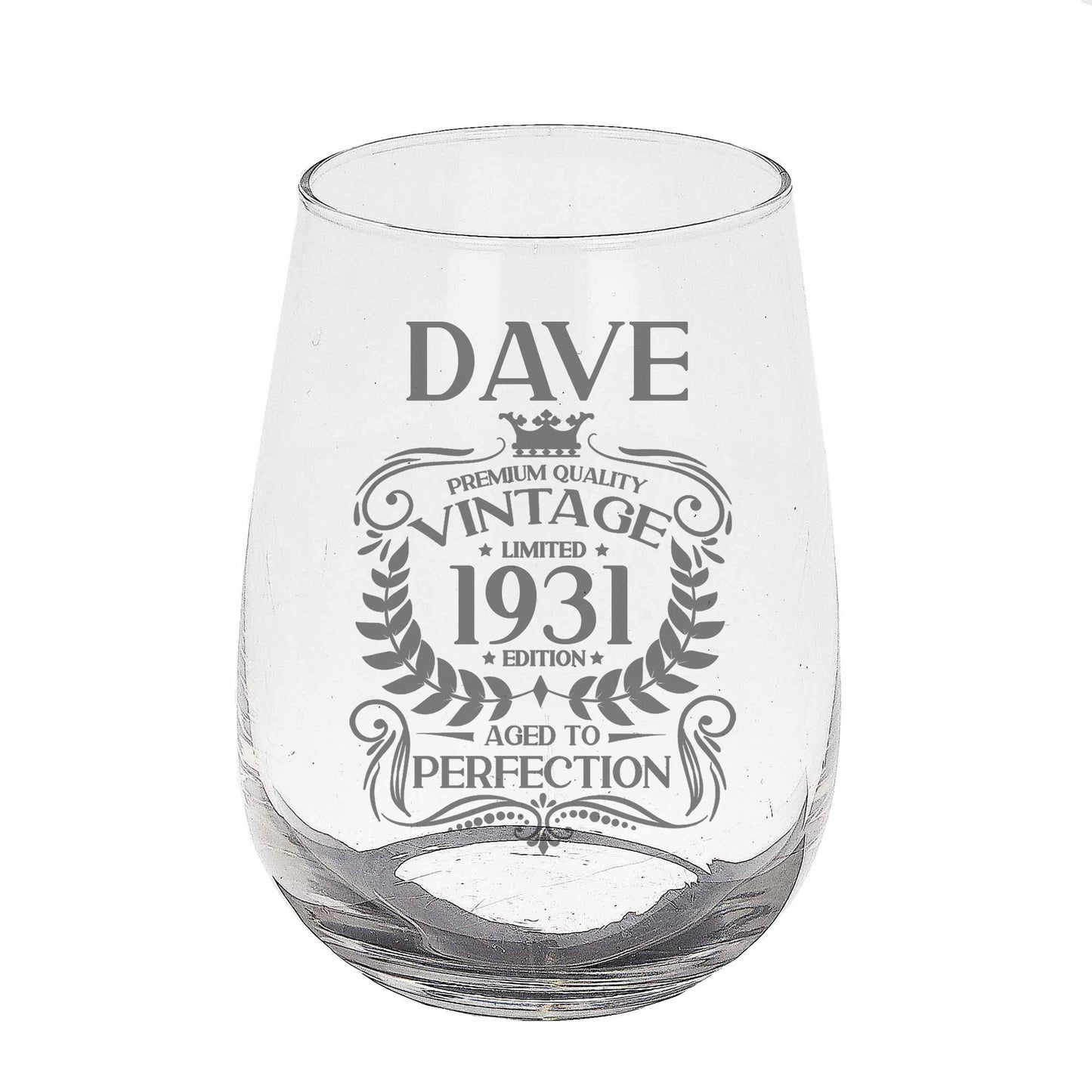 Stemless Gin Glass