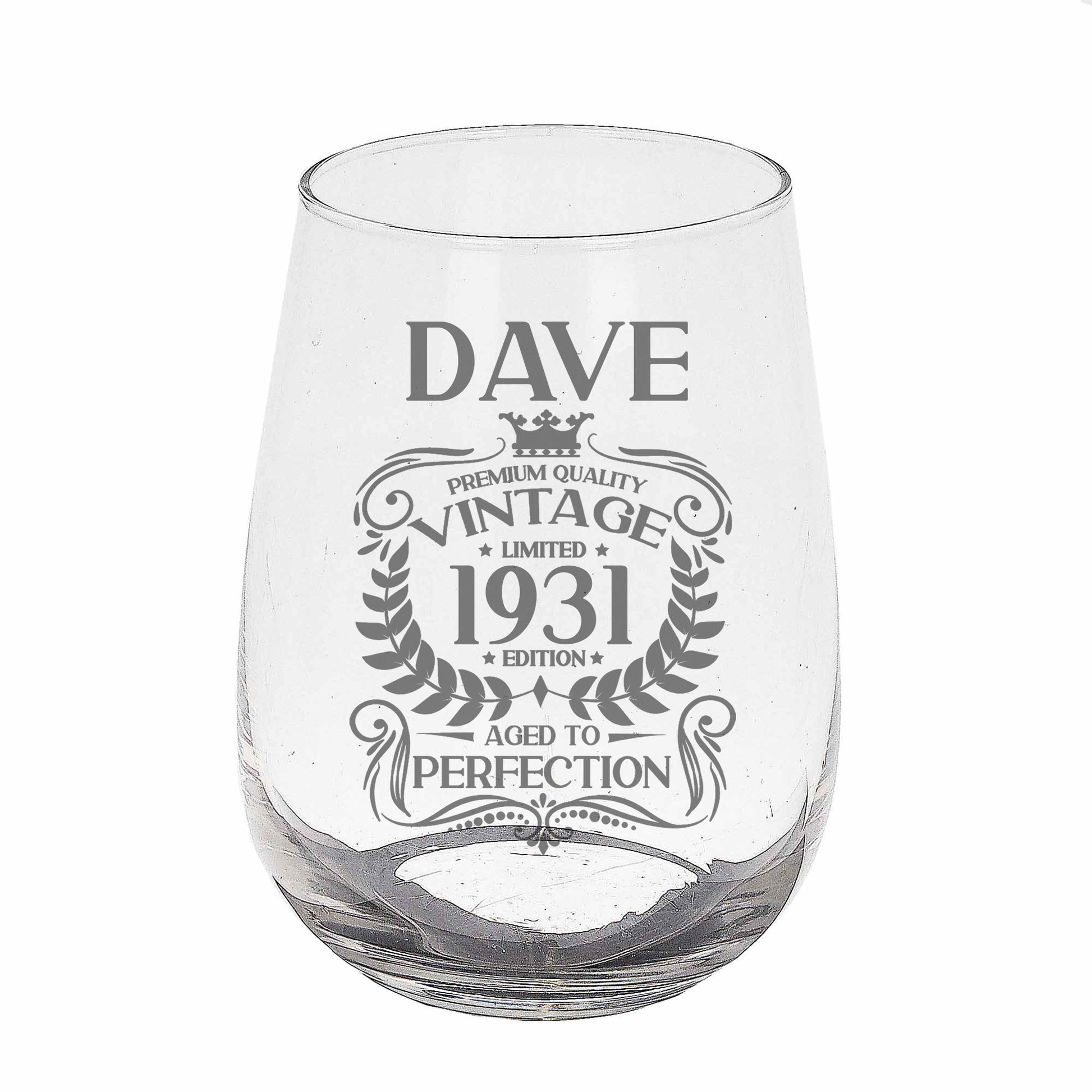 Stemless Gin Glass