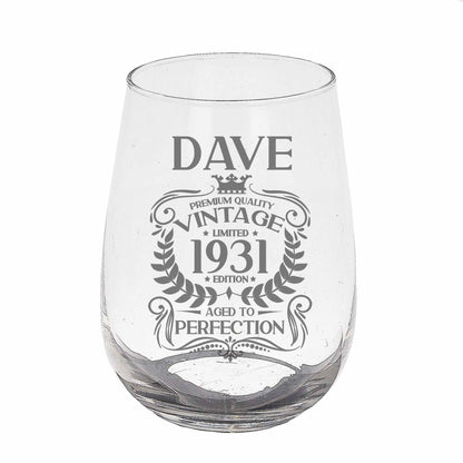 Stemless Gin Glass