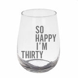 Stemless Gin Glass