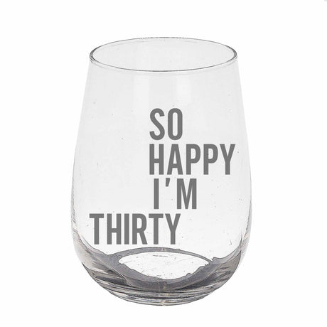 Stemless Gin Glass
